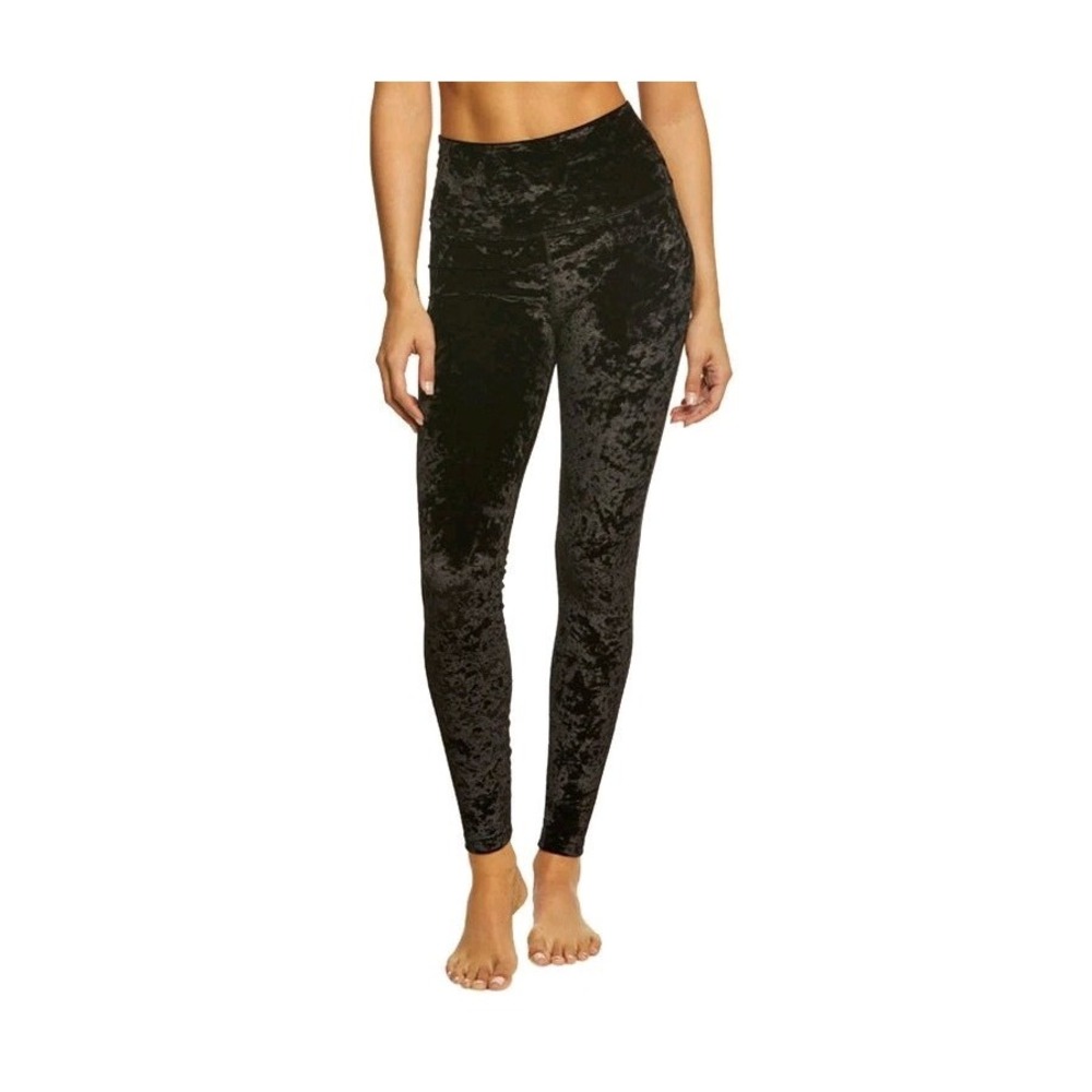 Beyond Yoga velvet leggings high waisted long leggings size medium black